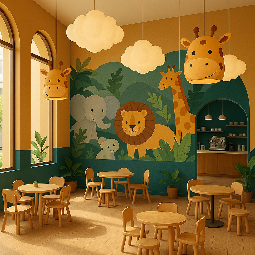 thiết kế thi công cafe kid tại thành phố Hồ Chí Minh 3