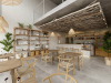 Thiết kế nội thất quán cà phê – phong cách Organic Scandinavian