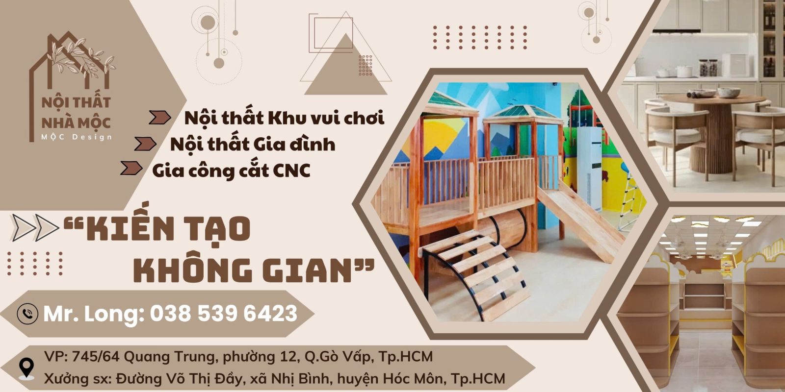 Thiết kế khu vui chơi trẻ em Bình Dương Nhà Mộc Design