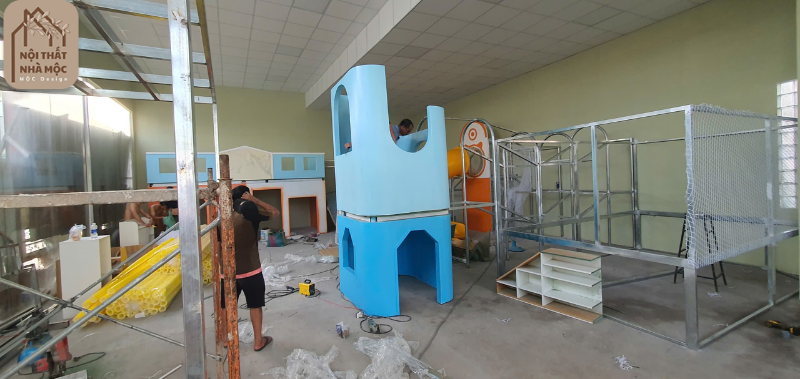 Thi công khu vui chơi trẻ em trọn gói